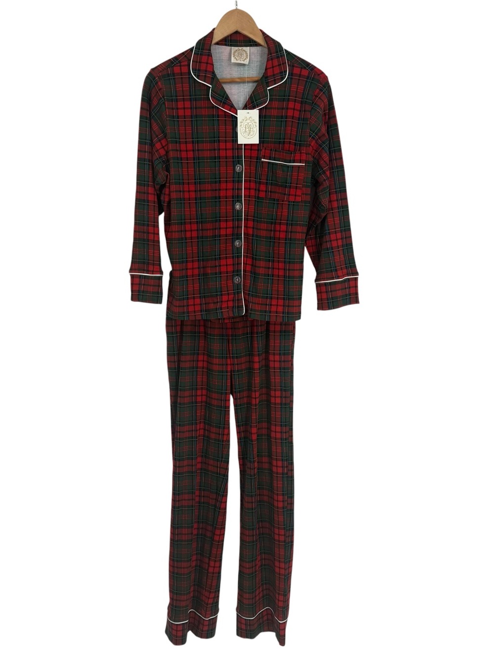 Beaufort Bonnet Pajama Womens NWT Let Me Lounge Red Plaid Xmas Holiday Size XS
